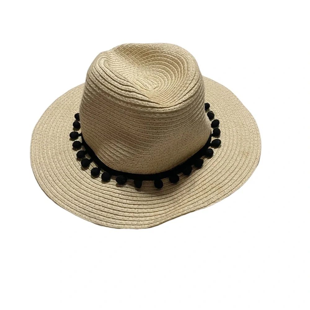 Sole Society 100% Paper Straw Boho Summer Preppy Vacation Beach Casual Hat